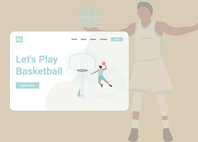 Basketball basketball sports sports design ui uidesign uiux user interface ux uxdesign