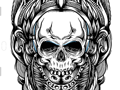 Sketch skull