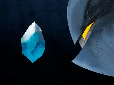 Lifestone illustration knight magic stone
