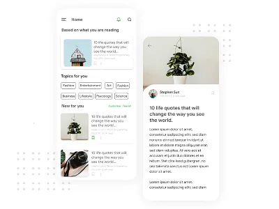 Medium App Redesign behance blog design dribble medium redesign shot ui ui design uiux user interface uxdesign