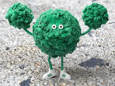 Green ball 3d 3d character 3d illustration 3dillustration 3drender cartoon cgi chocolate illustration toydesign