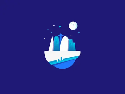 Winter app icon illustration