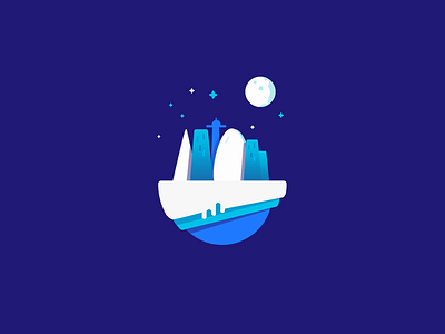 Winter app icon illustration