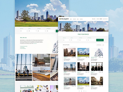 Cebu Holdings design leasing properties ui ux webdesign website design