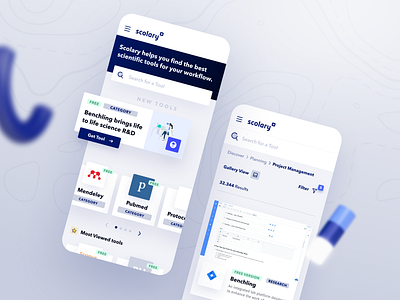 Boost Your Productivity and Discover the Best Tools in Science! app design system desktop digital tools discovery graphic healthcare illustration lab laboratory life science productivity science scientific fields search tools ui ux web working