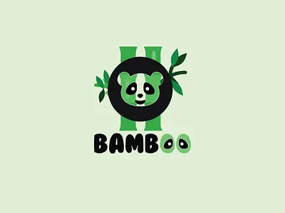 bamboo panda logo {challenge no 3} best logo dailylogochallenge design dribbble illustration illustrator logo design logodesign panda logo pattern trending unique logo