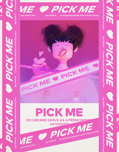 pick me branding c4d design ip设计