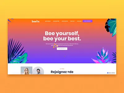 Beelix 🌿🐝Homepage Animations using Webflow animation anims desktop figma homepage illustration parallax parallax scrolling pointer responsive scroll ui webflow