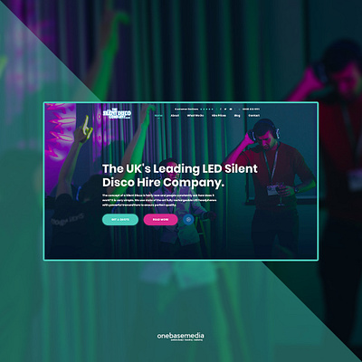 Silent Disco New Website newwebsite silentdisco websitedesign
