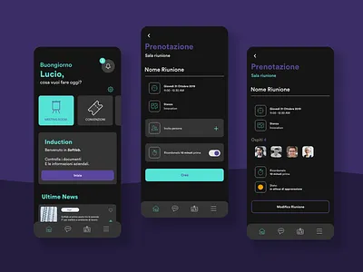 Business App | UX UI Design | Work in progress app app design branding dark mode design green lucio diomedi purple tab ui uidesign uiux uxdesign violet