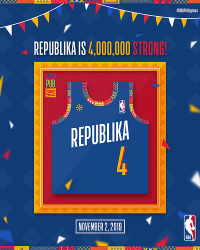 NBA Philippines 4M basketball graphicdesign jersey nba nba poster sports vector