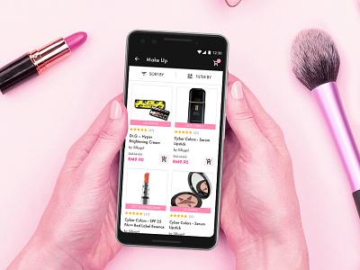 SaSa - Mobile App beauty commerce cosmetics design interaction design interface product ui user experience user interface ux woman