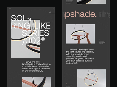 Seed Ring-Like Series 002 architecture branding clean concept decoration design flat grid interior design layout minimal typography ui web webdesign website whitespace