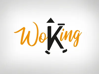 Woking Restaurant Logo bardhart branding design icon logo logo design logotype restaurant restaurant branding restaurant logo restaurants typography vector woking