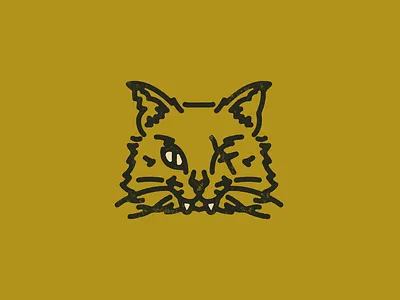 Vintage Cat Brand americana animal badge branding cat club identity illustration mascot retro vintage