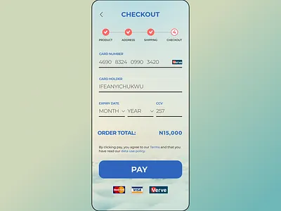Daily UI challenge. Day 2. Checkout Page app daily 100 challenge dailyui design figma figmadesign ui ux