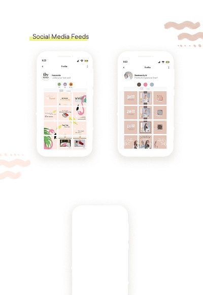 Pink schemes color brand design feeds instagram post nude pink social media design socialmedia