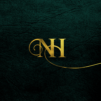 NH monogram monogram nh wedding wedding design wedding invitation wedding invite wedding logo