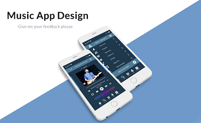 Music App Design app app design app ui music app design ui ui design uiux web