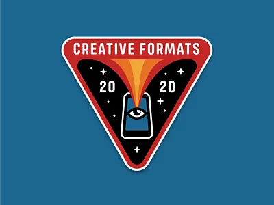 Facebook Feed & Stories Creation Patches badge flat illustration mission nasa patch patch design patches retro space