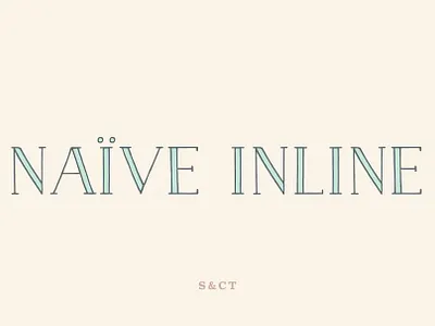 Naive Inline Font Collection best fonts classic font display fonts font font design font family fonts hand drawn hand written handmade lettering logo fonts retro font serif serif font typeface typefaces typography unique fonts vintage font