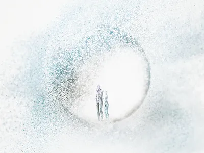 The Snow 3d abstract album cover art cinema 4d design illustration inspiration motion graphics photoshop render snow