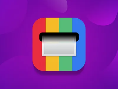 printing app icon app icon art branding design dribbble gradient icon icons illustration logo