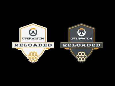 Overwatch Reloaded blizzard branding concept crest design icon illustration logo mark mccree overwatch reloaded softlocke typography vector