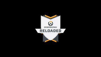 Overwatch Reloaded 2 blizzard blizzard entertainment branding concept crest design illustration logo mark mccree overwatch reloaded typography vector