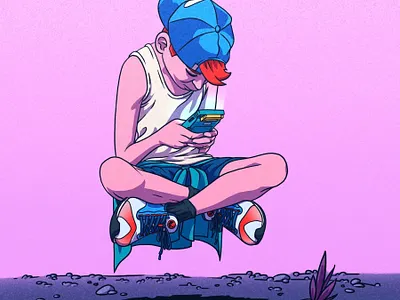 Level Up color palette comics illustration linework