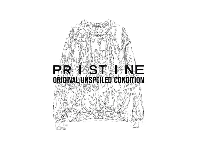 PRISTINE - OUC brand branding clothes condition design edition hoodie illustration kosovo original pleuratbytyqi pristine typography unspoiled wear zyreinternational