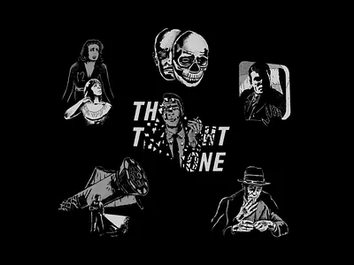Twilight Zone Inktober Flash design handdrawn illustration inktober texture twilightzone vintage