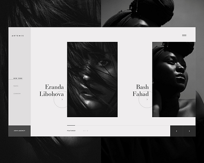 Fashion Website Concept fashion landingpage