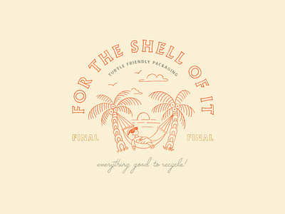 Turtle Friendly Illustration for FINAL FINAL branding branding and identity graphic design illustration vintage design