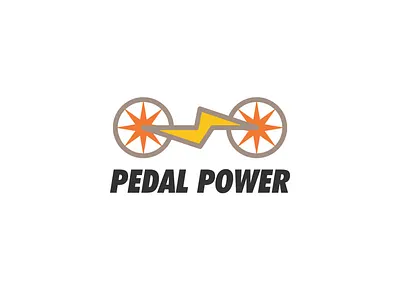Day #24 - Pedal Power bycicle challenge cycle design graphic graphicdesign idea logo logo design logodesign logos pedal power speed vector