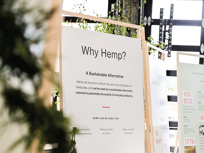 Hemp Grounds: The Wonder Plant brand art branding design display event branding exhibition exhibition design fun layouts graphic graphic design layout typography