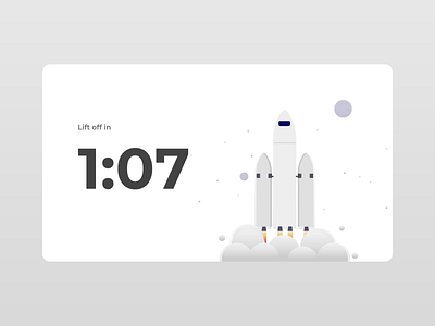 Countdown Timer countdown countdown timer countdowntimer dailyui dailyui 014 lift off rocket take off