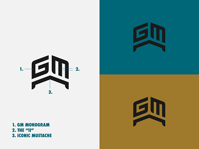 Gardner Minshew II — Logo Proposal — NFL brand branding concept football graphic design identity jacksonville logo logo concept logo design logomark logotype mark monogram mustache nfl nike sports sports logo wordmark