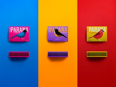 Paraná Matchbox birds box design illustration matchbox minimalism packaging vector