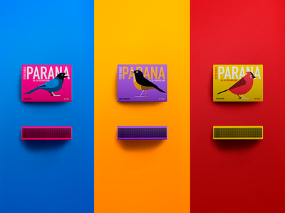 Paraná Matchbox birds box design illustration matchbox minimalism packaging vector