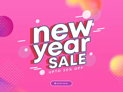 New Year Sale behance design free vector graphic graphic design graphic out graphicout new year sale socail media typography vector