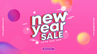 New Year Sale behance design free vector graphic graphic design graphic out graphicout new year sale socail media typography vector