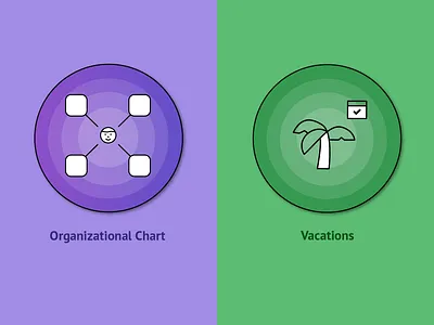 HHRR Software icons b-side app icons hhrr human resources icon design