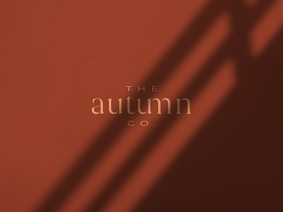 the autumn co brand branding clean design elegant fashion feminine feminine design feminine logo feminine logos logo logomark logotype luxury minimal monogram type wordmark