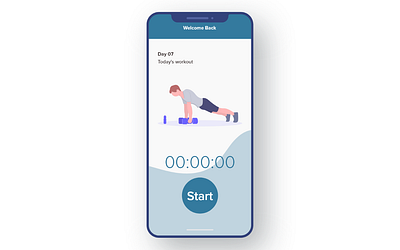 Daily UI #062 Workout of the day app daily ui daily ui 062 daily workout dailyui dailyui 062 dailyui challenge dailyuichallenge design exercise ui ux workout