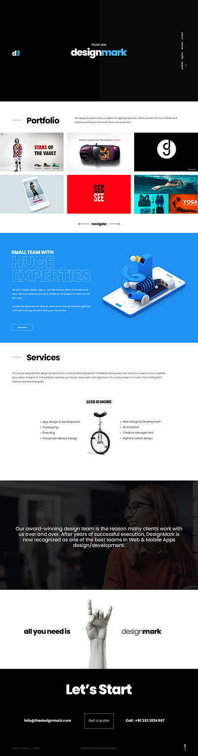 dm creative design web design