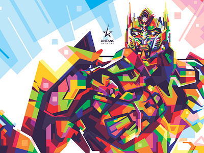 Optimus Prime alien animation app autobot bumblebee coreldraw dailydesign design future galaxy gallery illustration illustrator optimus prime poster robot scifi transformer web wpap