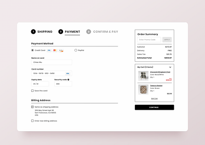 Credit Card Checkout Page checkout page daily ui 002 payment form uidesign