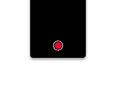 Record Button Animation animation audio camera camera app framerx interaction design interface mobile app record button ui video