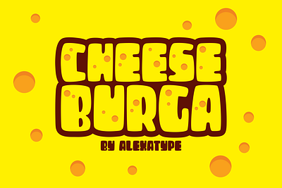 CHEESEBURGA alexatype application blob book cartoon children font fun games happy font italia menu pizza poster stoneage